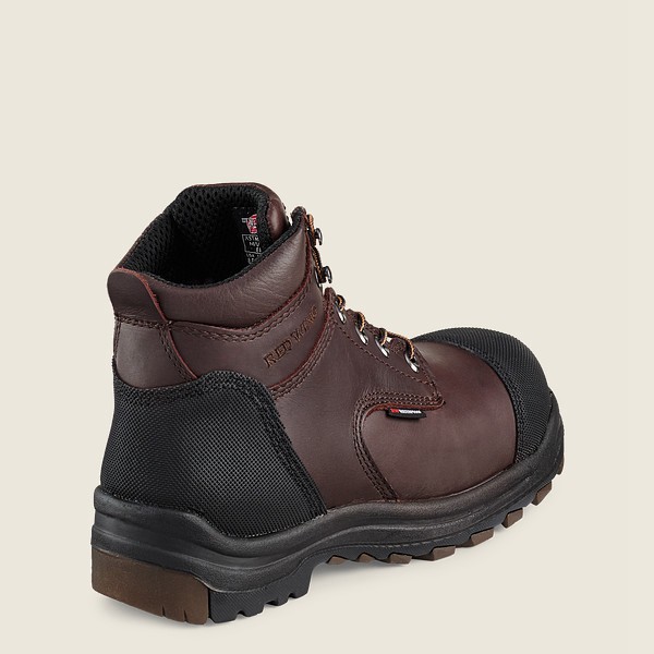 Red Wing Safety Boots Mens Black/Brown - King Toe® - 6-inch Waterproof Csa Toe - 9824731-EO